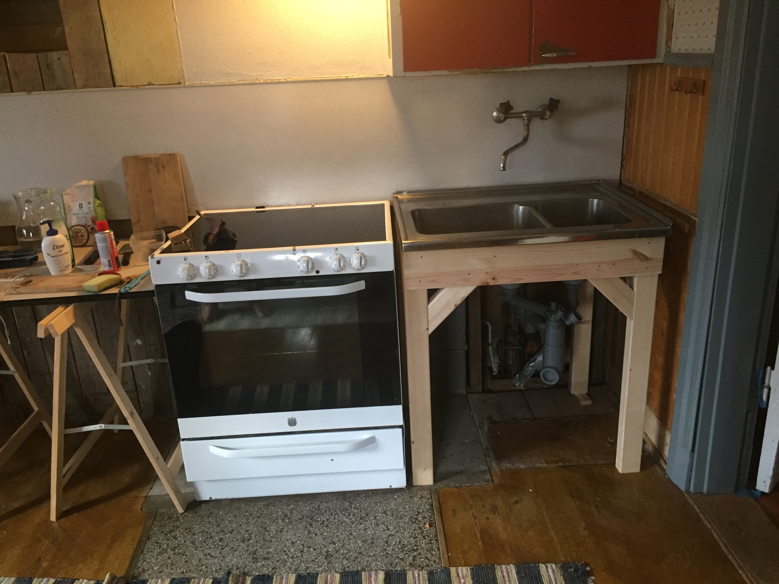 kök under renovering